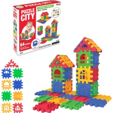 Fen Toys 03702 Dede, Puzzle City 64 Parça