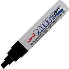 Uni Paint Marker 4.0-8.5mm Kesik Uç Boyama Markörü Siyah