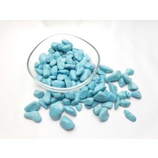 Be Beauty Dekoratif Mavi Renkte Orta (10-25MM) Çakıl Taşı  350 gr