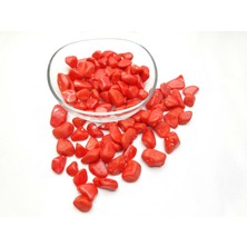 Be Beauty Dekoratif Kırmızı Renkte Orta (10-25MM) Çakıl Taşı  350 gr