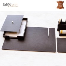 Tabac 515-16 Smoothy Hakiki Deri Sümen Takımı Marine Koyu Kahve