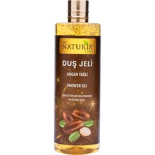 Naturix 2'li Yaz Seti Argan Yağlı Duş Jeli 400 ml Canlandırıcı Jel + Argan Oil El Yüz Vücut Kremi 250 ml