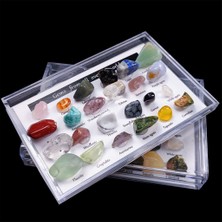 Lovoski 24 Adet Kaya Mineral Koleksiyonu Set (Yurt Dışından)