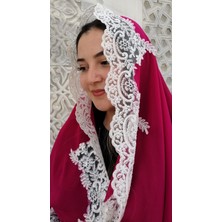 Lady Rio Mevlit Şalı Fransız Dantelli Mevlit Örtüsü ,şal,bebek Mevlidi