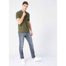 Fabrika Comfort Haki Erkek Cepli Polo T-Shirt