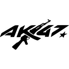 Sticker Usta | AK47 | Araba Laptop Duvar Folyo Sticker 25 x 10 cm