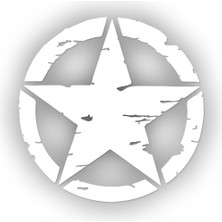Stickrmarket Army Star Sticker 5 x 5 cm
