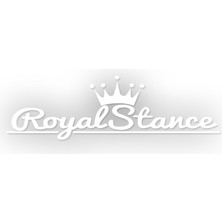 Stickrmarket Royal Stance Sticker 15 x 4,5 cm