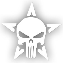 Stickrmarket Punisher Usarmy Sticker 5 x 5 cm