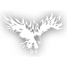 Stickrmarket Uçan Kartal Sticker 10 x 7 cm