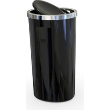 Primanova Lenox Siyah Çöp Kova 35 Litre