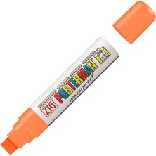Zig Posterman Marker Floresan Turuncu 15 mm