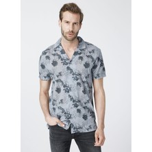 Fabrika  Gri  Erkek Gömlek