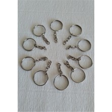 Sümerbaş Hobi 10 Adet 25MM Zincirli Anahtarlık Halkası