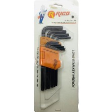 Rico RC0207 Vakumlu Torx Uzun Alyan Anahtar Seti 9 Pcs T10-T50