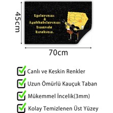 Buket Home Kapı Önü Paspası Dekoratif Kapı Paspası Dış Mekân Paspas Ev Içi Paspası 45X70CM