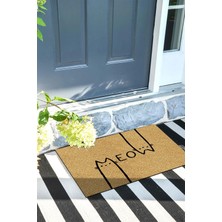 Buket Home Meov Kapı Önü Paspası Dekoratif Kapı Paspası Dış Mekân Paspas Ev Içi Paspası 45X70CM