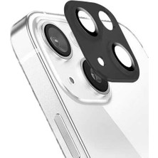 Nezih Case Apple iPhone 13 Uyumlu Kamera Lens Koruyucu Siyah