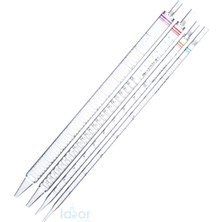 Isolab Pipet - Cam - Dereceli - As Kalite - Grup Sertifikalı - Mavi Skala - 2 ml