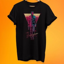 Remonz John Wick Baskılı %100 Pamuk Oversize T-Shirt Büyük Beden Tişört