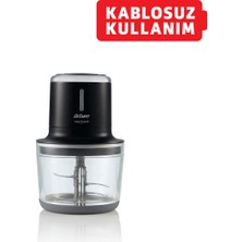 Arzum AR1128 Freechopp Cam Hazneli Şarjlı Doğrayıcı