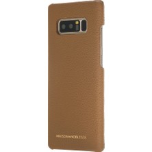 Maison De Noblesse Ultimate Jacket Deri Telefon Kılıfı  Note 8 Erc7 Taba