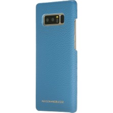 Maison De Noblesse Ultimate Jacket Deri Telefon Kılıfı  Note 8 Erc8 Mavi