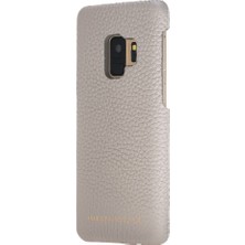 Maison De Noblesse Ultimate Jacket Deri Arka Kapak Samsung S9 Erc3 Bej