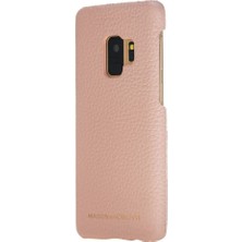 Maison De Noblesse Ultimate Jacket Deri Arka Kapak Samsung S9 Erc5 Pembe