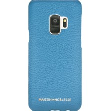 Maison De Noblesse Ultimate Jacket Deri Arka Kapak Samsung S9 Erc8 Mavi