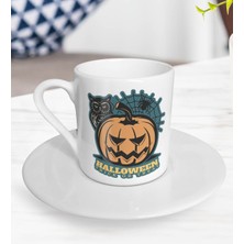 Bk Gift Halloween Tasarımlı Türk Kahvesi Fincanı-2