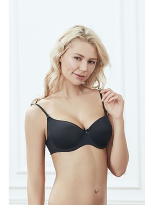 Anıl 3106 Balenli Yumuşak Cup Desteksiz Dolgusuz Basic Sütyen