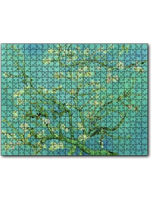 Cakapuzzle  Çiçek Açan Badem Agacı Van Gogh 120 Parça Puzzle Yapboz Mdf (Ahşap)