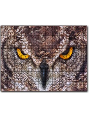 Cakapuzzle  Kartal Baykuş 120 Parça Puzzle Yapboz Mdf (Ahşap)
