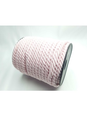 Be Beauty Pudra Pembe 8 mm Kalın Kordon Ip 5 mt Si