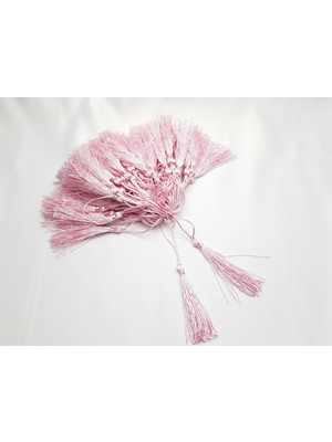 Be Beauty Beauty Be Pudra Pembe Renkli Püskül (50 Adet) 7 cm Boy