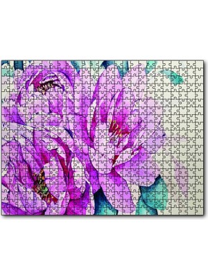 Cakapuzzle  Şakayık Çiçeği 120 Parça Puzzle Yapboz Mdf (Ahşap)