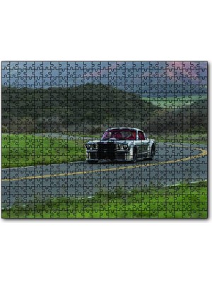 Caka Tablo Cakapuzzle  Ford Mustang Fastback Yollarda Görseli 120 Parça Puzzle Yapboz Mdf (Ahşap)