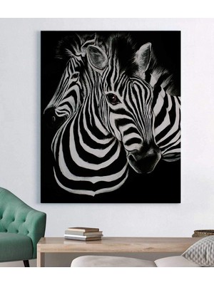 MonoStella Zebra Dekoratif Kanvas Tablo