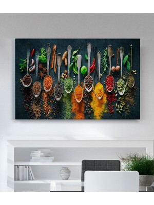 MonoStella Mutfak Baharatlar Kanvas Tablo