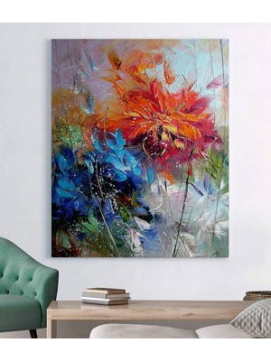 MonoStella Yağlıboya Görünümlü Dekoratif Kanvas Tablo