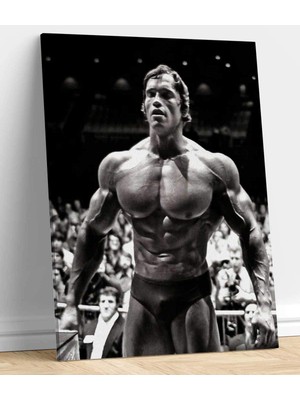 MonoStella Arnold Schwarzenegger Vücut Geliştirme Motivasyon Tablo