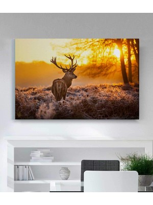 MonoStella Geyikli Kanvas Tablo