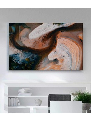 MonoStella Renkli Dağlar Kanvas Tablo