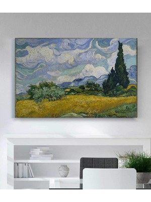 MonoStella Vincent Van Gogh - Selvi Ağaçlı Buğday Tarlası