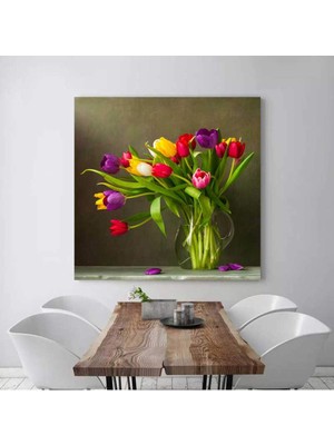 MonoStella Vazoda Çiçek Kanvas Tablo