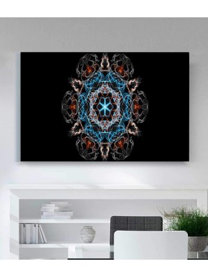 MonoStella Yaşam Çiçeği Sri Yantra Kanvas Tablo