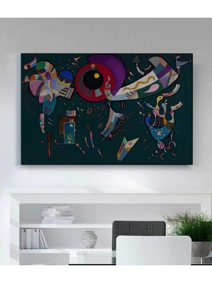 MonoStella Wassily Kandinsky Çemberin Çevresi Kanvas Tablo