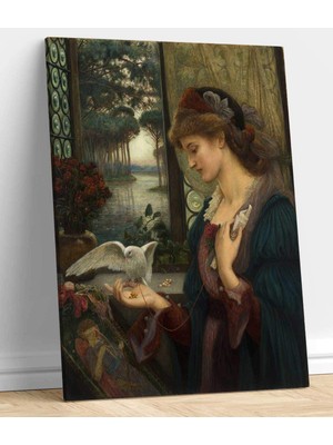 MonoStella Marie Spartali Stillman- Aşk Messenger Kanvas Tablo