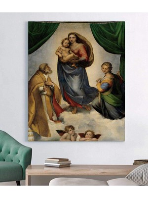 MonoStella Raphael Sistine Madonna Kanvas Tablo